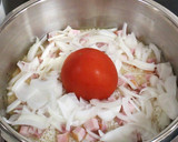 圧力鍋で☆丸ごとトマトの炊き込みご飯作り方2写真