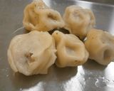 余ったペリメニで✿梅ろしあスープ作り方1写真