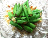 おつまみにも♪おくらのごま油炒め♡作り方5写真