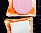 簡単♪ハムチーズのホットサンド作り方2写真