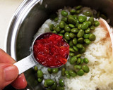 枝豆と塩トマトのおにぎり。混ぜご飯でも。作り方2写真