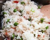 枝豆と塩トマトのおにぎり。混ぜご飯でも。作り方3写真
