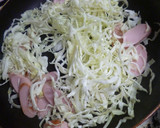 魚肉ソーセージとキャベツの焼きそば作り方5写真