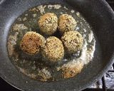 胡麻肉団子作り方3写真