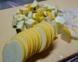 レンジでお手軽♪ズッキーニのミニグラタン作り方1写真