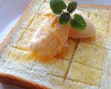 ＊カフェ風＊贅沢ハニートースト＊作り方4写真