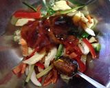 簡単!夏野菜のスタミナ素麺作り方4写真