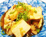 超簡単　豚薄切り肉と厚揚げのみぞれ煮作り方8写真