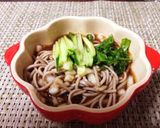 サルサソース×麺つゆで美味しいざる蕎麦②作り方1写真