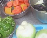 かぼちゃが主役の野菜カレーです作り方2写真