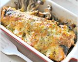生秋鮭と茸のコーンマスタードチーズ焼き作り方3写真
