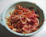 豚小間♡野菜生姜焼き作り方1写真