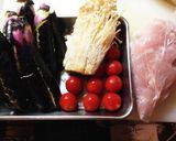 鶏胸肉とナスのツルルン煮浸し作り方1写真