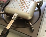 ホットサンド☆カントリーマアム☆作り方3写真