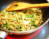 ✿餃子そぼろ丼✿作り方3写真