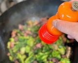 菜の花とホタルイカの炒め物作り方4写真