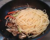 鮭と野菜のパスタ作り方3写真