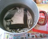 簡単 絶品 筍 ワカメ 卵の お吸い物作り方2写真