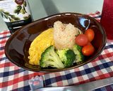 調理時間1分！アレンジ自在♪トマトごはん作り方4写真