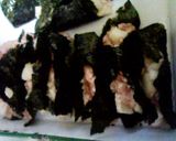 ☆ヤマイモとひき肉の海苔はさみ揚げ作り方3写真