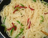 胡椒ピーマンとドライトマトのパスタ作り方3写真