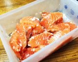 塩麹でサーモンお刺身。作り方4写真