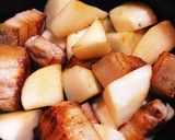 ストウブで☆簡単！豚の角煮もどき。作り方4写真