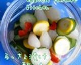 らっきょ漬けにきゅうりで✿楽々酢の物作り方5写真