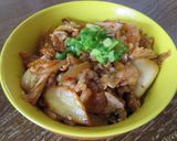 簡単！基本の豚キムチ丼作り方12写真