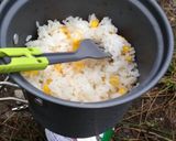 【山ごはん！登山レシピ】コーンごはん作り方3写真