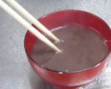 レンジでぜんざい作り方3写真