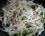 シャキシャキもやしとシシトウ炒め作り方4写真