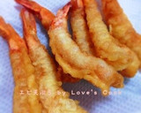 簡単3ステップ！イモとエビの天丼作り方7写真