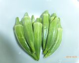 オクラの豚挽つくね作り方1写真