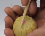 菊の練り切り作り方9写真