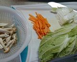 余った牛乳を救済！白菜のミルク煮作り方1写真
