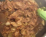 簡単とろとろ半熟卵とじ牛丼♪作り方5写真