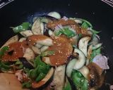 なすとピーマンと豚肉の味噌いため作り方4写真