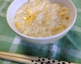 美味しい卵のお粥♡ダイエットにも！作り方5写真