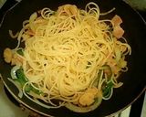 シンプル♪ナポリタン目玉焼きのせ作り方4写真