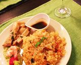 炊飯器で二品！チキンとトマトリゾット☆作り方7写真