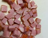 空芯菜（エンサイ）とベーコンの炒め物作り方3写真