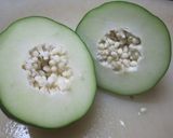 青パパイヤのさっぱりごまサラダ作り方1写真