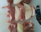 簡単 揚げない 玉ねぎ入りの 串カツ☆作り方3写真
