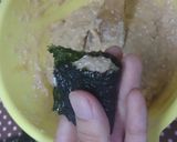 簡単✩鶏ひき肉で磯辺揚げ作り方5写真