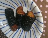 簡単✩鶏ひき肉で磯辺揚げ作り方7写真