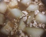 優し〜い味♡①冬瓜と鶏挽肉の煮物作り方5写真