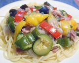 うまっ♪甘み引き立つ☆蒸し野菜のパスタ作り方7写真