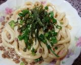 濃厚♡レンジで簡単♪納豆バタマヨうどん♡作り方6写真