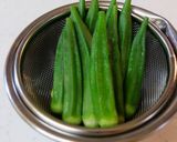 おくらの和風春巻き作り方1写真